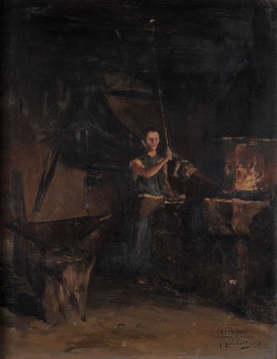 La forgia (Al mio amico Peyre, affettuoso ricordo) da Joseph Garibaldi