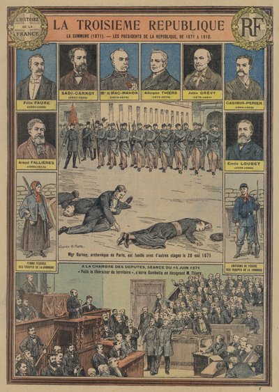 La Terza Repubblica Francese: la Comune di Parigi (1871) e i Presidenti della Repubblica da Joseph Girard