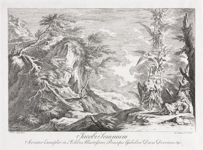 Il sogno di Giacobbe da Joseph Goupy