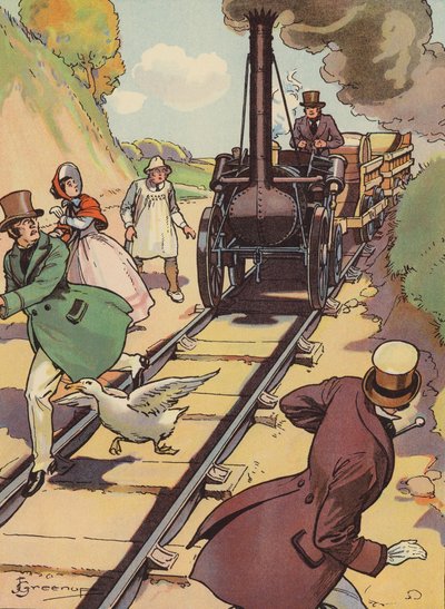 Una locomotiva antica da Joseph Greenup