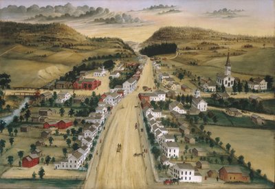 Veduta di Poestenkill, New York da Joseph H. Hidley