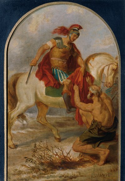 San Martino con il mendicante da Joseph Hasslwander