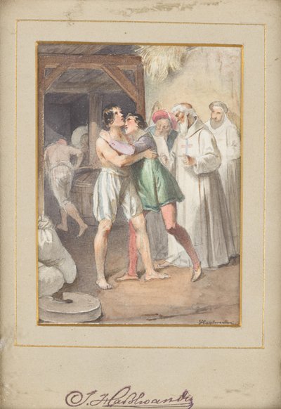 Liberazione di prigionieri cristiani da parte di rappresentanti dell