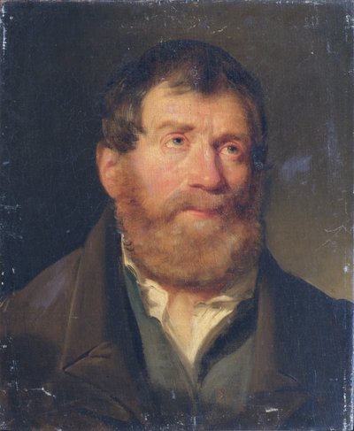 Studio di una testa maschile da Joseph Hasslwander