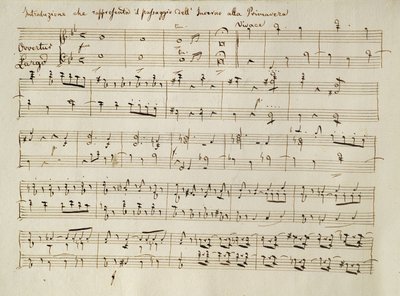 Ouverture dalla partitura di 