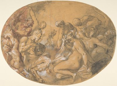 Satiri e Ninfe, ca. 1599 da Joseph Heintz the Elder