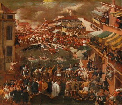 Ponte dei Pugni a Venezia da Joseph Heintz the Younger