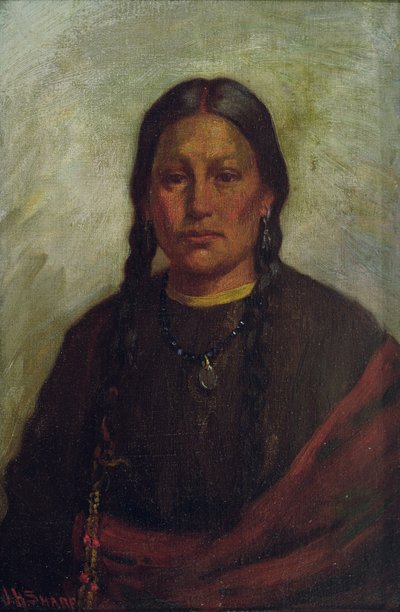 Figlia del Capo Piccolo (olio su tela) da Joseph Henry Sharp