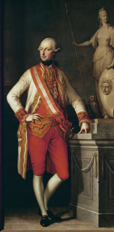 Giuseppe II, Imperatore del Sacro Romano Impero (dipinto su tela) da Joseph Hickel