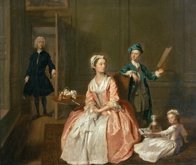 Conversazione, probabilmente della famiglia dell