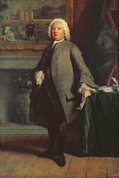 Ritratto di Samuel Richardson (1689-1761) 1750 da Joseph Highmore