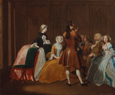 La famiglia Harlowe, da "Clarissa" di Samuel Richardson da Joseph Highmore