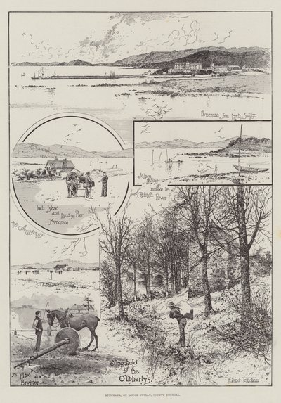 Buncrana, su Lough Swilly, Contea di Donegal da Joseph Holland Tringham