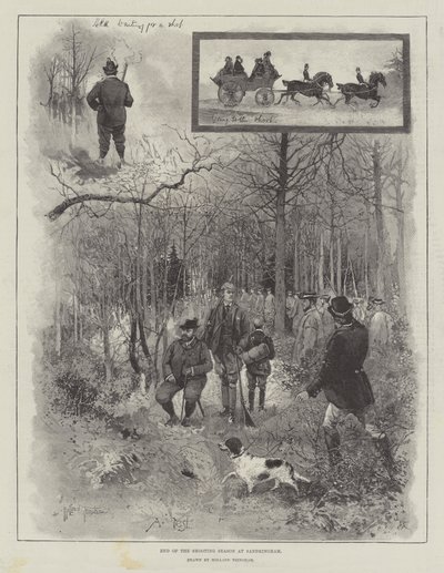 Fine della Stagione di Caccia a Sandringham da Joseph Holland Tringham