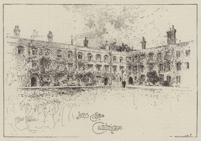 Jesus College, Cambridge da Joseph Holland Tringham