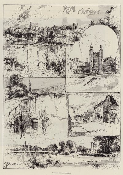 Passeggiate lungo il Tamigi da Joseph Holland Tringham