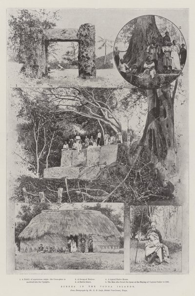 Scene nelle isole Tonga da Joseph Holland Tringham
