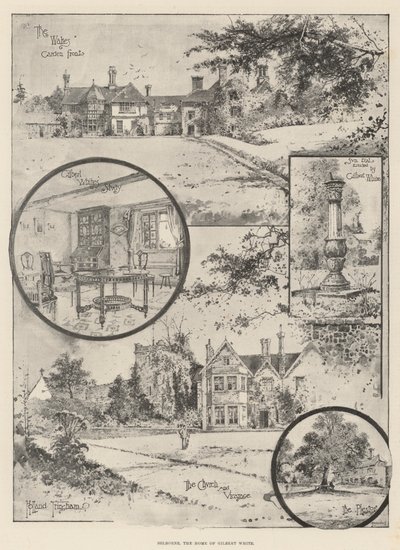 Selborne, la casa di Gilbert White da Joseph Holland Tringham