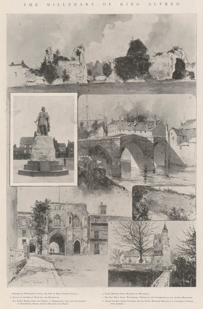 Il millenario di Re Alfredo da Joseph Holland Tringham