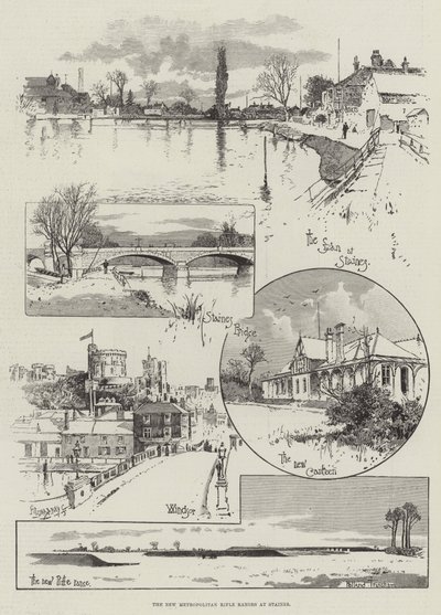 Le nuove gamme di fucili metropolitani a Staines da Joseph Holland Tringham