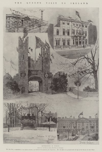 La visita della regina in Irlanda da Joseph Holland Tringham