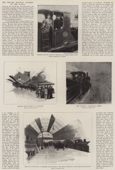 Il viaggio ferroviario da record del mondo da Joseph Holland Tringham