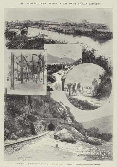 La crisi del Transvaal, scene nella Repubblica Sudafricana da Joseph Holland Tringham