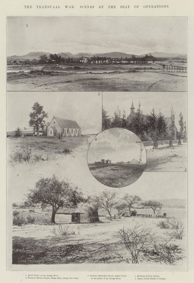 La guerra del Transvaal, scene sul campo di operazioni da Joseph Holland Tringham
