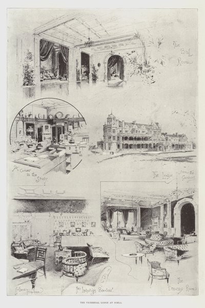 Il Viceregal Lodge a Simla da Joseph Holland Tringham