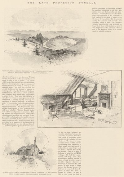Il defunto Professor Tyndall da Joseph Holland Tringham