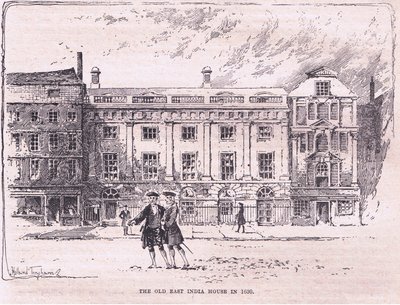 La vecchia East India House AD 1630 da Joseph Holland Tringham