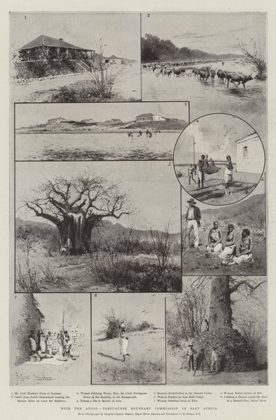 Con la Commissione Anglo-Portoghese di Confine in Africa Orientale da Joseph Holland Tringham