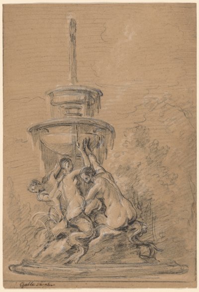 Una Fontana con Tre Nereidi da Joseph Ignace François Parrocel