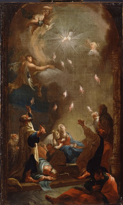 La discesa dello Spirito Santo (Pentecoste) da Joseph Ignaz Mildorfer
