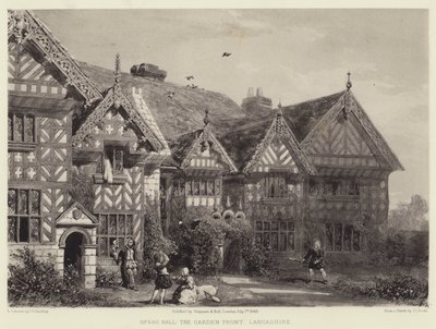 Speke Hall, La Facciata del Giardino, Lancashire da Joseph Josiah Dodd