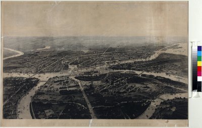 Panorama di San Pietroburgo e dintorni a volo d