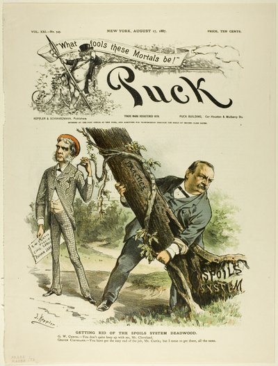 Liberarsi del sistema di bottino Deadwood, da Puck da Joseph Keppler