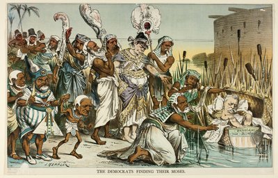 I democratici trovano il loro Mosè, di Puck da Joseph Keppler