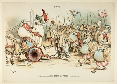 Il trionfo di Boodle, da Boodle da Joseph Keppler