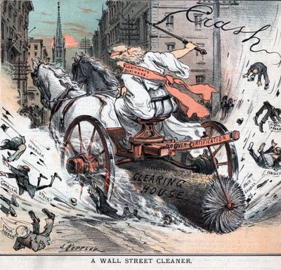 Wall Street cleaner di Joseph Ferdinand Keppler da Joseph Keppler