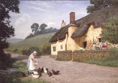 Cottage nel Devonshire da Joseph Kirkpatrick