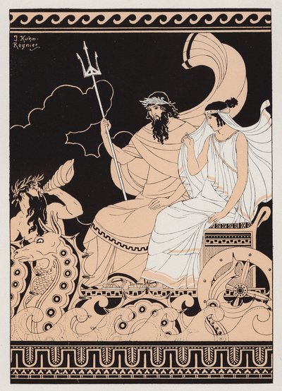Poseidone e Anfitrite da Joseph Kuhn Regnier