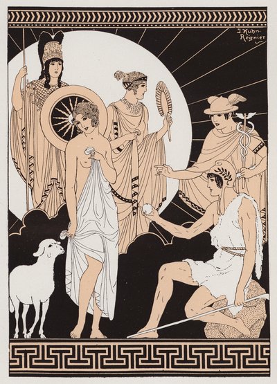 Il giudizio di Paride da Joseph Kuhn Regnier
