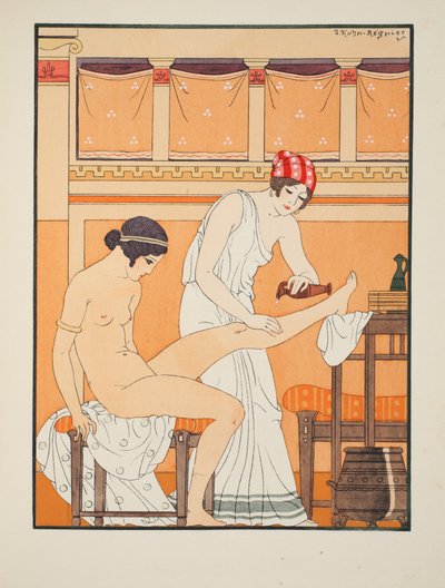 E ungilo con rosa profumata, illustrazione da 