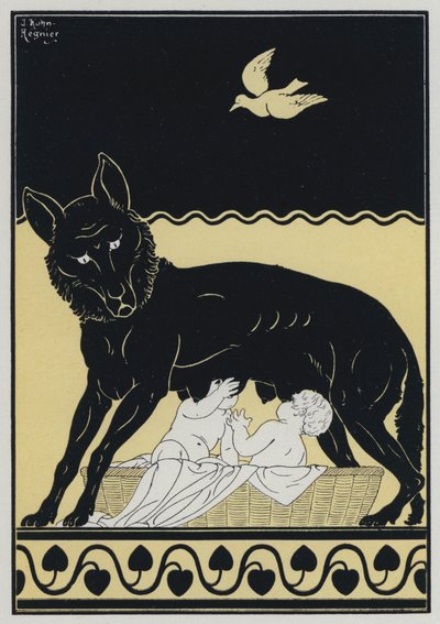 Storia di due bambini neonati da Joseph Kuhn Regnier