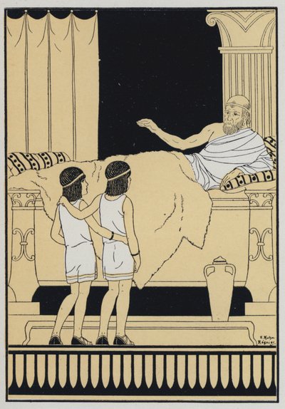 Storia del re Proca e dei suoi due figli da Joseph Kuhn Regnier