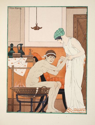 Bagno di vapore, illustrazione da 