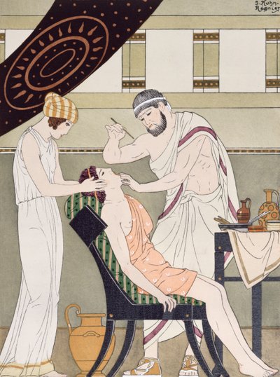Il dentista, illustrazione da 