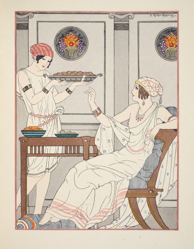 Il consumo smodato di dolci al sesamo e miele, illustrazione da 