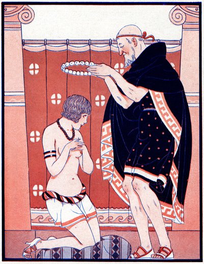 Tre premi femminili - Premio per la virtù - illustrazione da la Vie Parisienne, 1929 da Joseph Kuhn Regnier